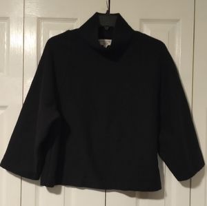 Madewell Texture and Thread Ribbed Mock Neck Top